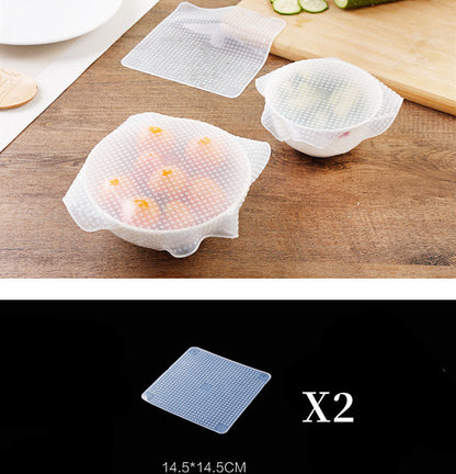 Coperchi in Silicone Riutilizzabili - Set Salvafreschezza