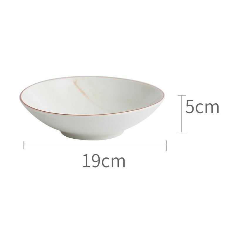 Marble Glaze Collection – Ciotole e Piatti Marmorizzati