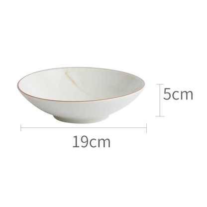Marble Glaze Collection – Ciotole e Piatti Marmorizzati