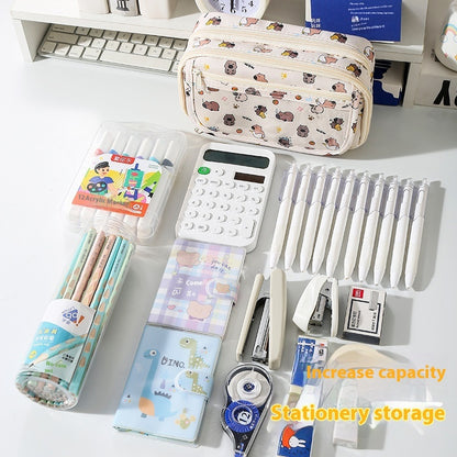 Astuccio Maxi-Capacity Kawaii Capibara