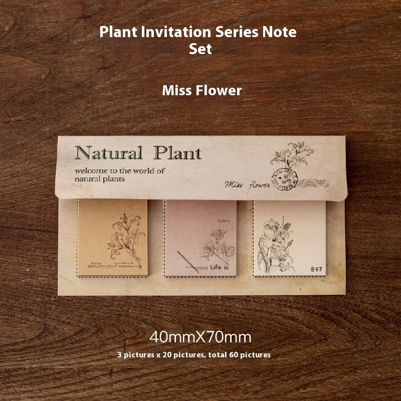 Notebook Vintage Botanical - Fiori e Erba