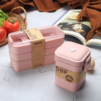 Wheat Straw Bento – Scatola Bento in Plastica di Paglia di Grano