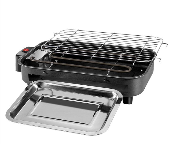 Korean BBQ Master – Forno Elettrico Quadrato senza Fumo con Controllo della Temperatura
