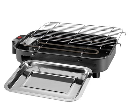 Korean BBQ Master – Forno Elettrico Quadrato senza Fumo con Controllo della Temperatura