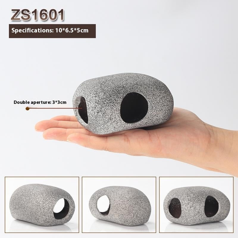 CichlidStone - Set Rifugi in Ceramica Naturale