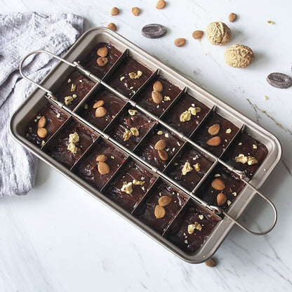 Square Brownie Master – Stampo Quadrato Professionale per Brownie e Pane