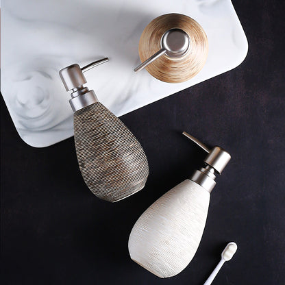Ceramic-Wave Shower Flask