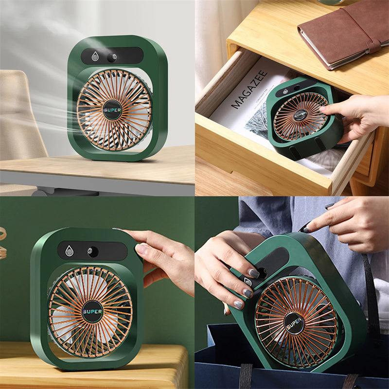 Artic Mist - Ventilatore & Raffrescatore da Scrivania 3-in-1