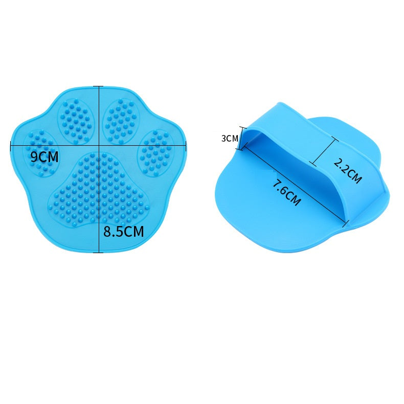 Spazzola Massaggiante in Silicone - Igiene Pet Multifunzione