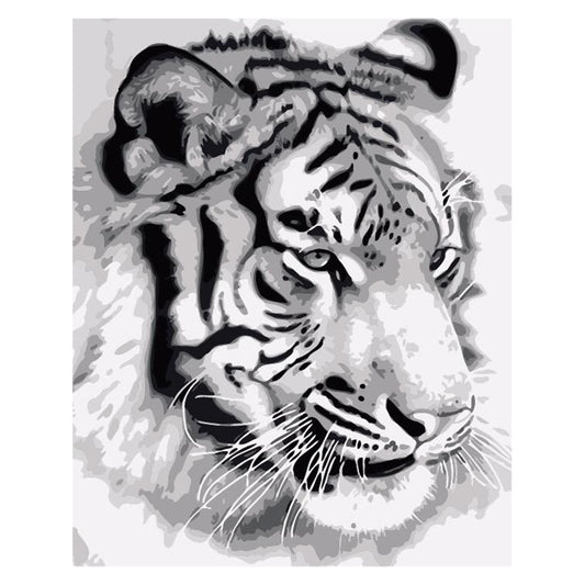Wild Tiger - Kit Pittura Acrilica Digitale: Tigre del Bengala