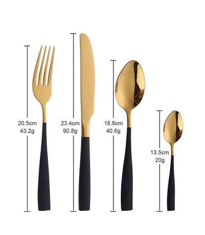 Set Posate Essential - 4 Pezzi Acciaio Inox