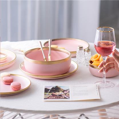 Pink Minimal Ceramic – Servizio da Tavola in Ceramica Rosa