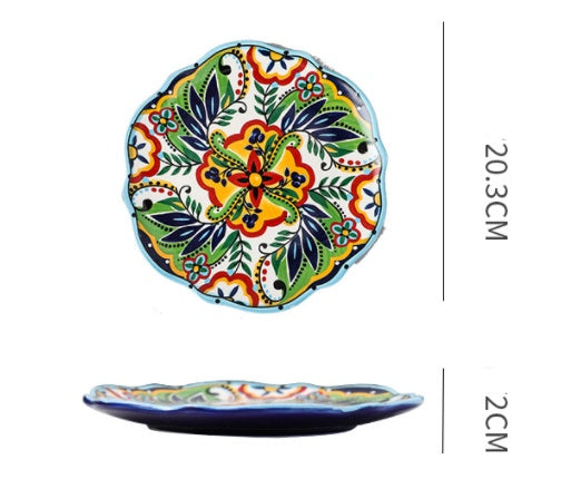 Piatti in Ceramica Sottosmalto - Boho Style