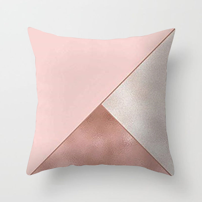 Pink Soft-Touch Case – Federa per Cuscino in Velluto Rosa Pastello