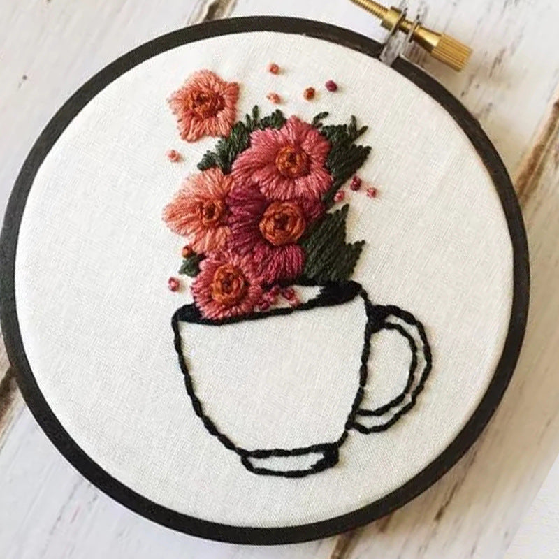 Artist Embroidery Kit - Set Ricamo Creativo Fai-da-te (Livello Base)
