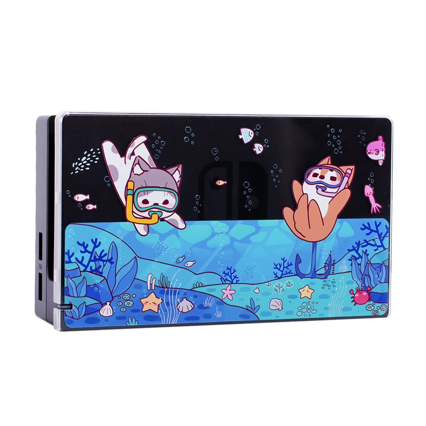 Cover Rigida Deep-Sea Edition (Protezione TPU+PC per Switch OLED)