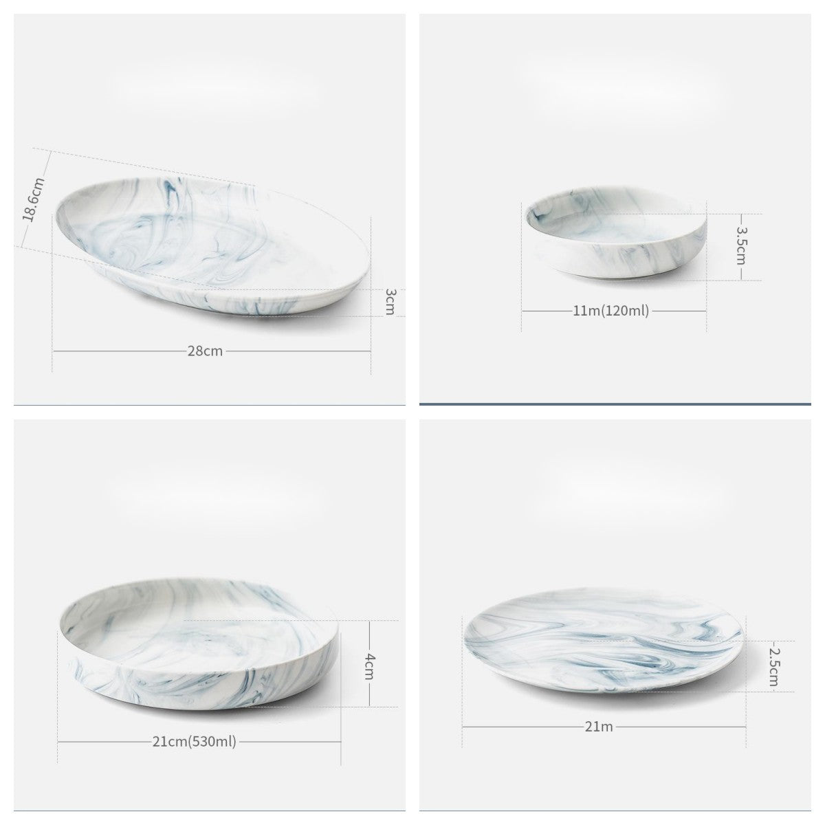 Nordic Style Dinnerware – Servizio da Tavola Completo Stile Nordico