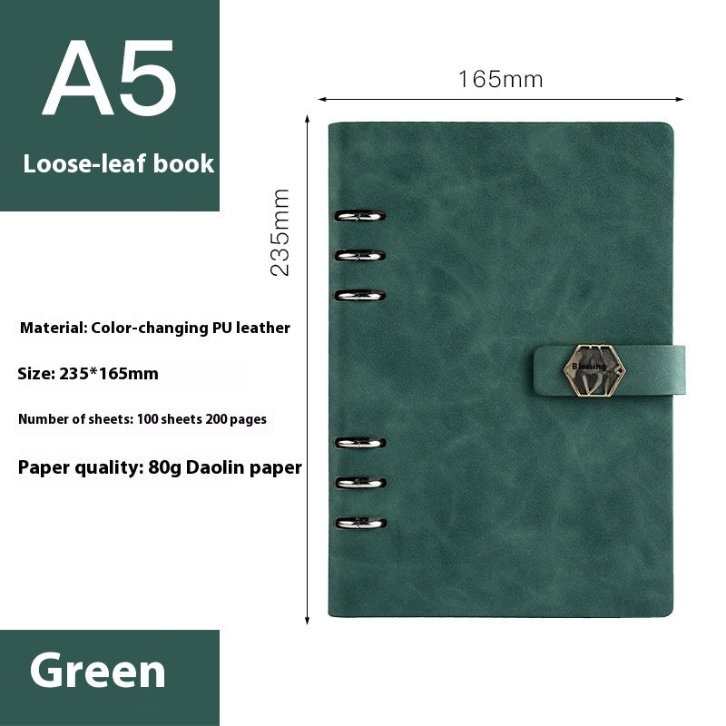Notebook A5 Professional con Fogli Rimovibili