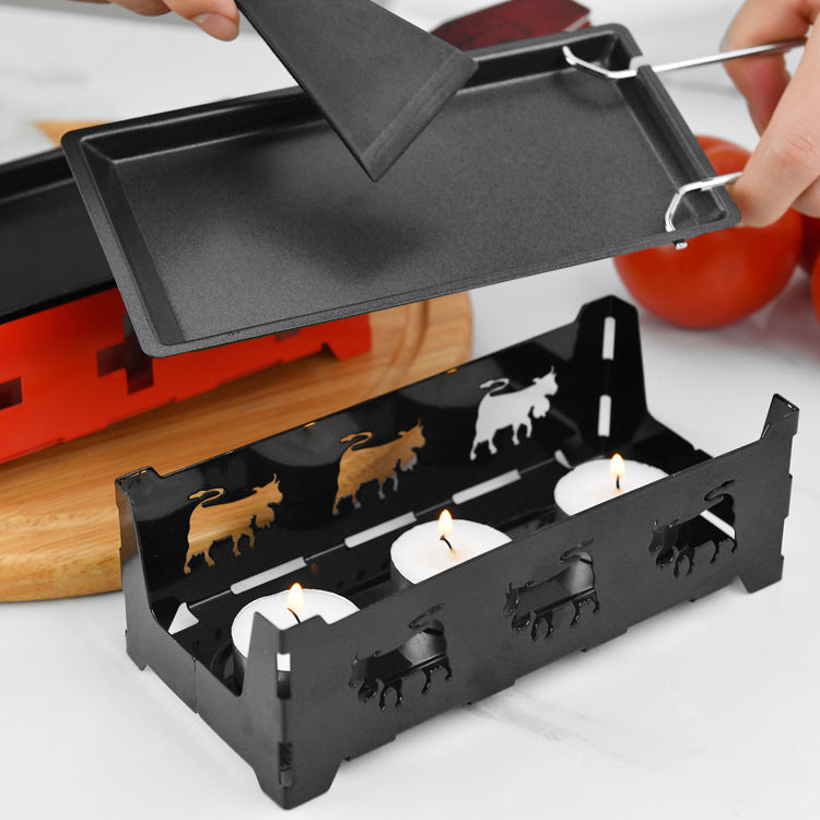 Candlelight Mini Grill – Set Mini Teglie Antiaderenti con Riscaldamento a Candela