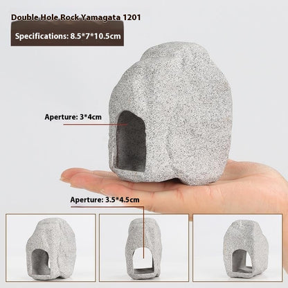CichlidStone - Set Rifugi in Ceramica Naturale