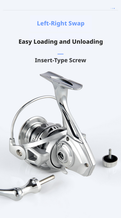 Billings - Mulinello da Spinning YL Bearings - Full Metal Body | 10-12-14-16kg Drag Power