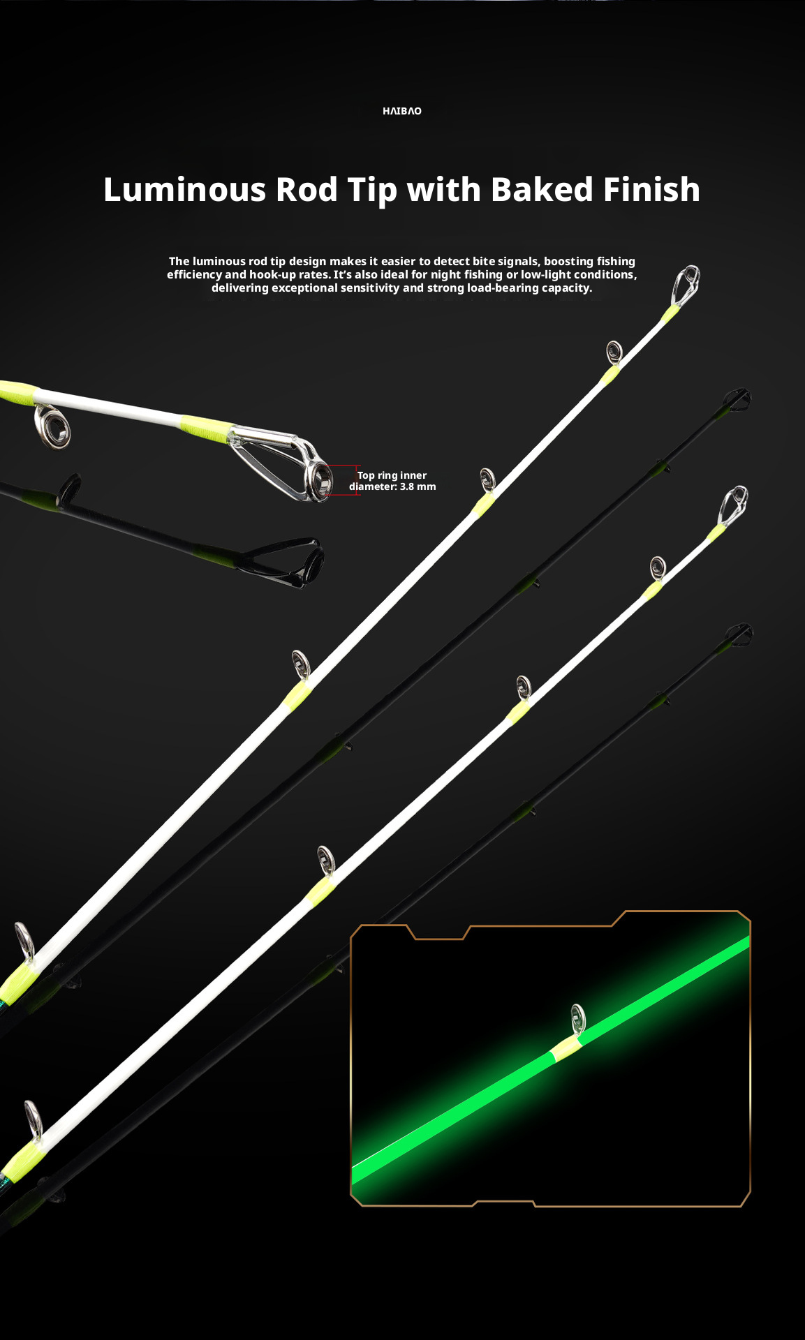 Canna da Pesca M.S Hai Bao II Spinning/Casting 1.50m, 1.68m, 1.80m, 1.98m 2.10m, 2.40m, 2.70m