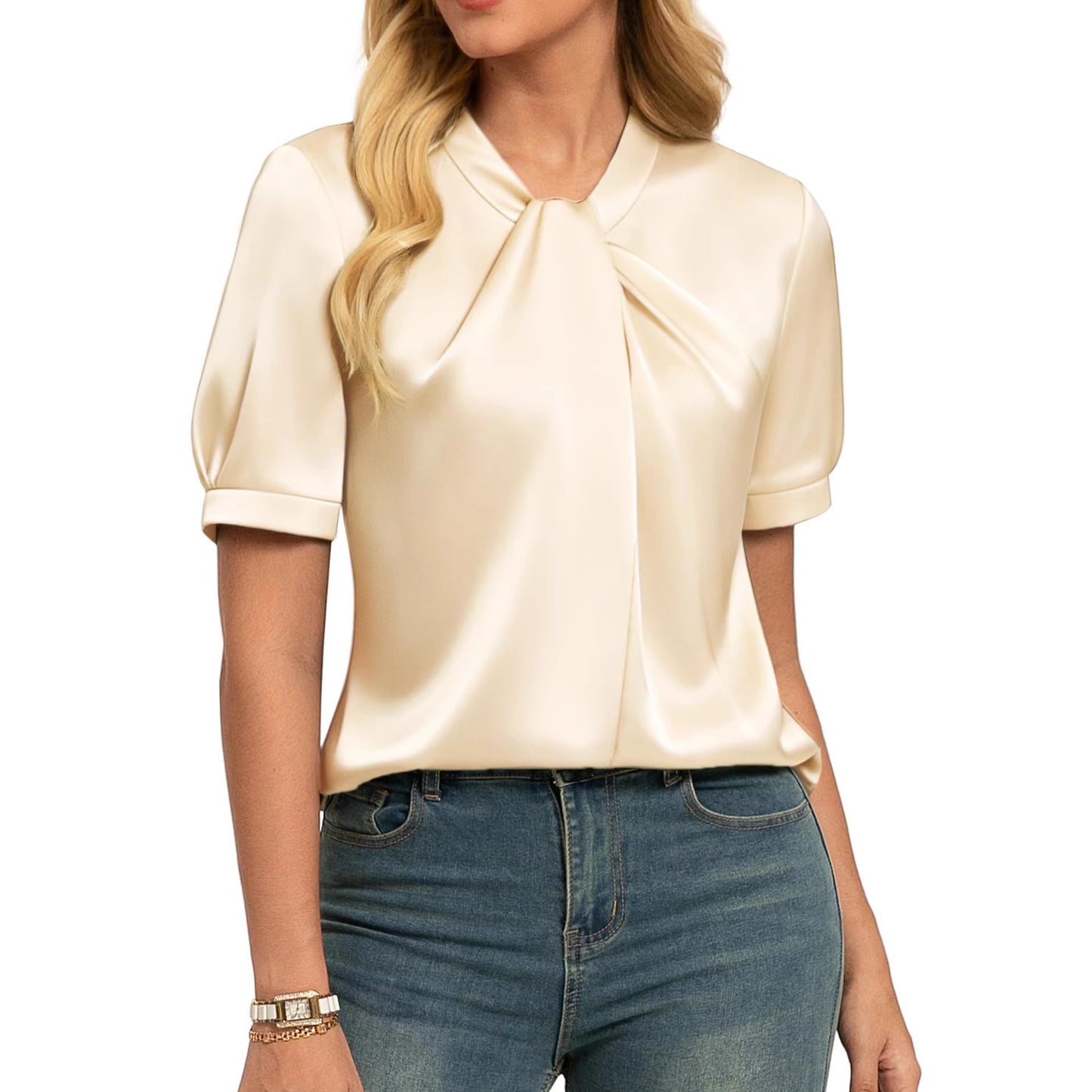 Camicia in Raso (S-2XL)