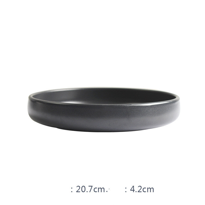 Set Ceramica Nordica: Piatti Bistecca e Ciotole Riso