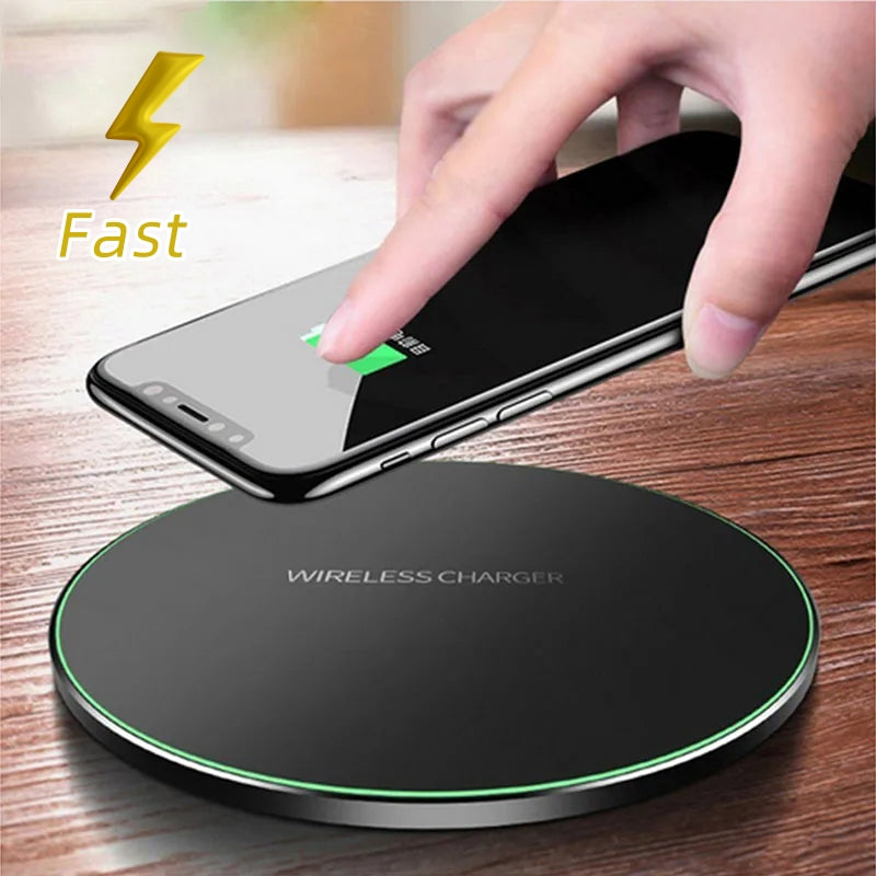 Dual-Fast Wireless Pad: iPhone & Samsung