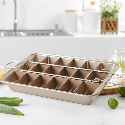 Reinforced Brownie Pan – Teglia Quadrata Rinforzata a Fondo Solido
