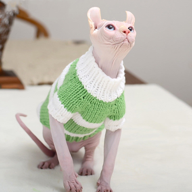 Maglioncino a Righe per Gatti (XS-XL)