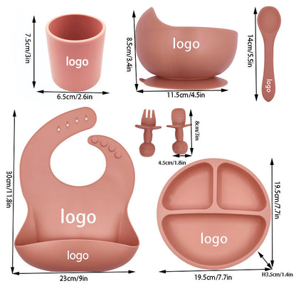 Tiny Gourmet - Set Pappa in Silicone: Bavaglino, Tazza e Posate