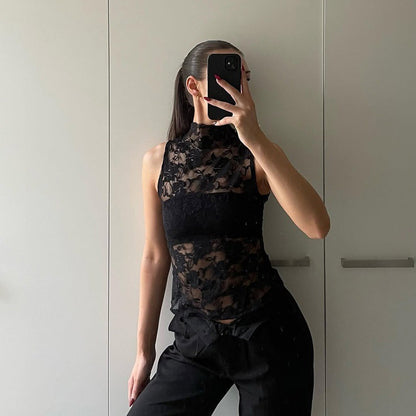 Canotta Jacquard con Nastro (S-L)
