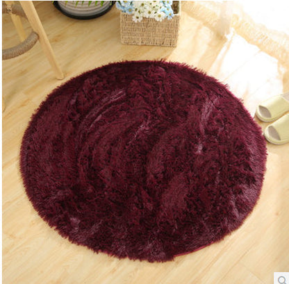 Faux Fur Long Shag Rug – Tappeto Rotondo a Pelo Lungo in Pelliccia Sintetica