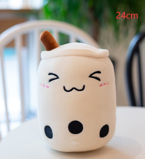 Boba Tea Plush – Cuscino Peluche a forma di Tazza Bubble Tea