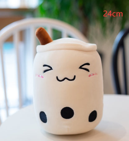 Boba Tea Plush – Cuscino Peluche a forma di Tazza Bubble Tea
