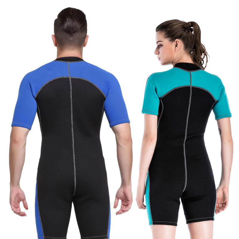 Deep Surf One-Piece – Muta in Neoprene a Manica Corta (Uomo/Donna) (S-3XL)