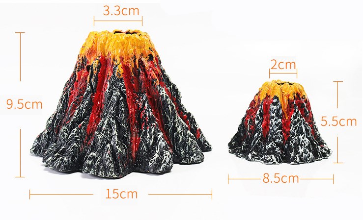 MagmaFlow - Vulcano Effetto Eruzione con Kit LED & Bolle