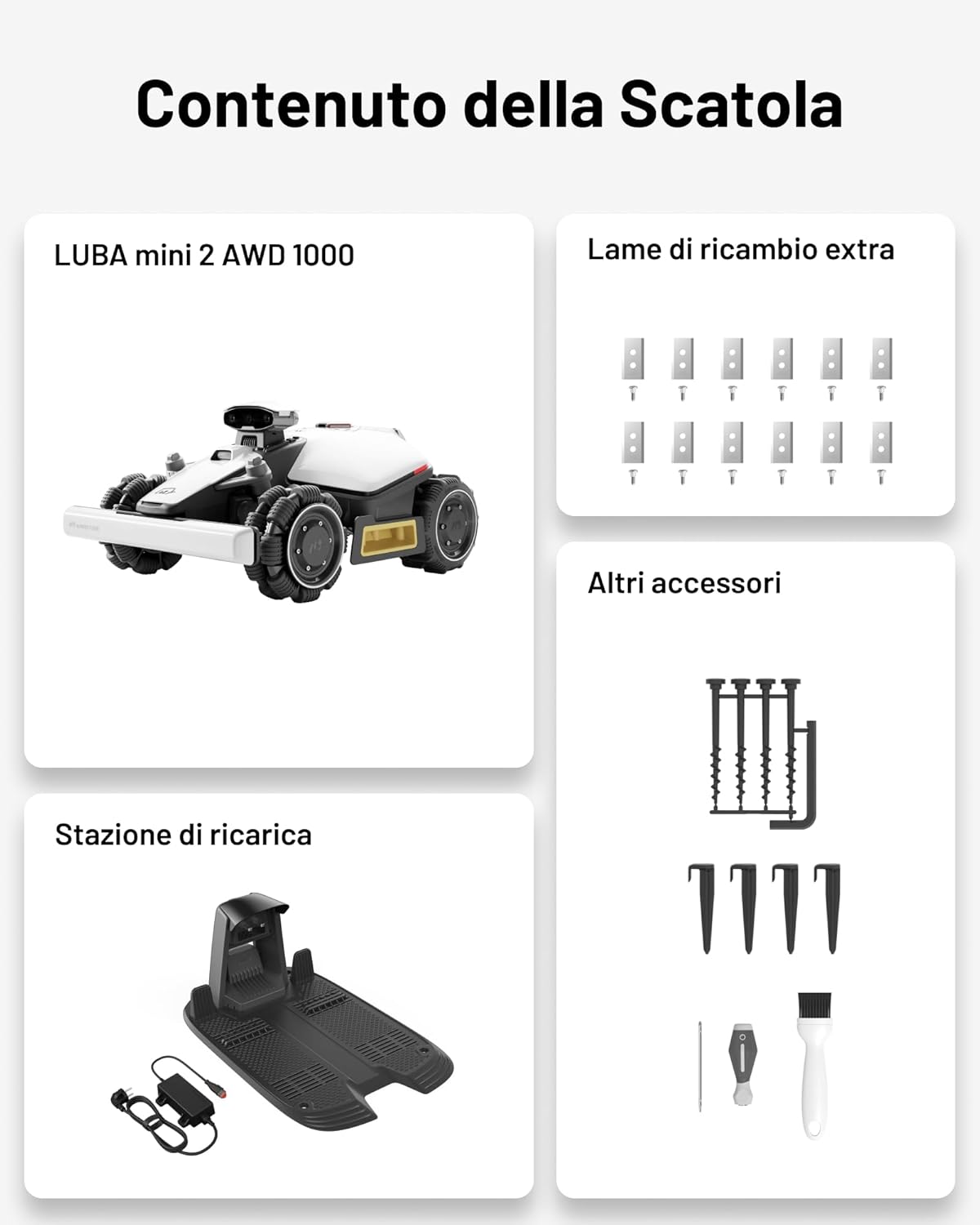 MAMMOTION LUBA - Robot Rasaerba 2 AWD 5000X 4G
