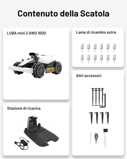 MAMMOTION LUBA - Robot Rasaerba 2 AWD 5000X 4G