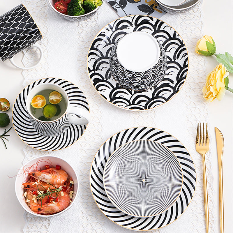 Piatto Nordic Geometric 8" - Colazione & Bistecca