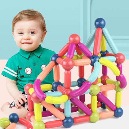 Magno-Build Sticks – Set di Costruzioni con Bastoncini Magnetici