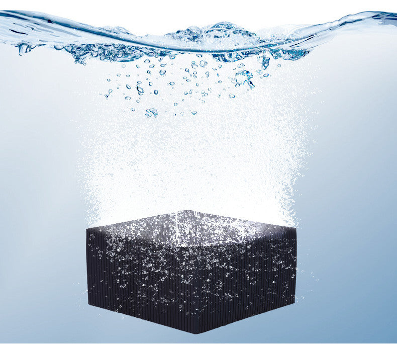 Cubo Bio-Carbone Attivo - Purificazione Acqua Ultra-Rapida