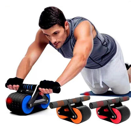 Auto-Rebound – Rullo Addominale a Doppia Ruota con Ritorno Assistito