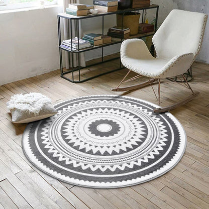 Ins Nordic Round Rug – Tappeto Rotondo Minimalista