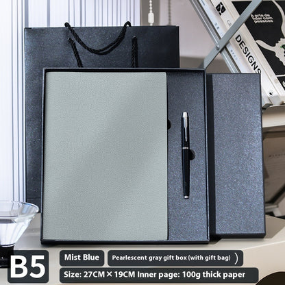 Notebook in Pelle Morbida Motivo Litchi