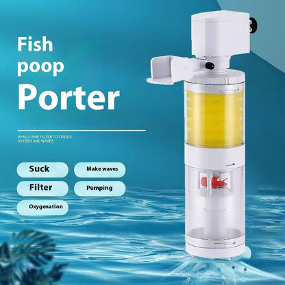 Filtro Interno 3-in-1 - Sistema Aspirazione e WC Pesci