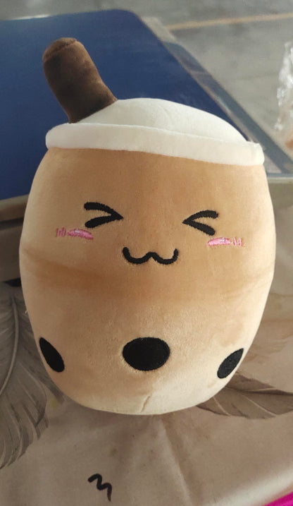 Boba Tea Plush – Cuscino Peluche a forma di Tazza Bubble Tea