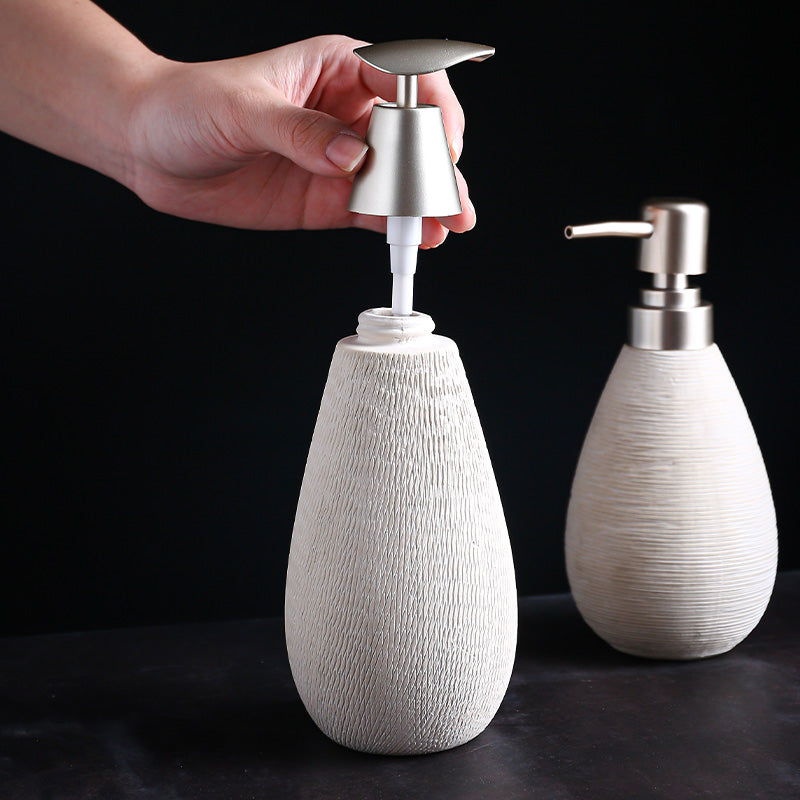 Ceramic-Wave Shower Flask