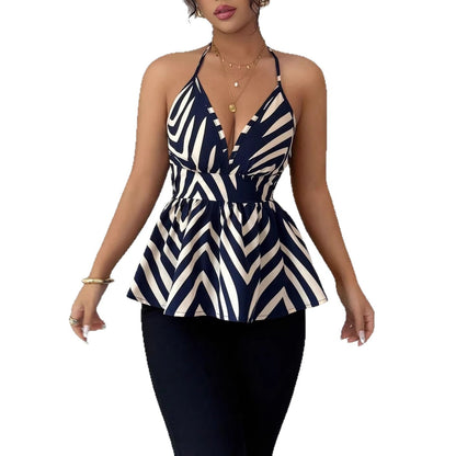 Elegant Halter-Style Backless Top (S-2XL)